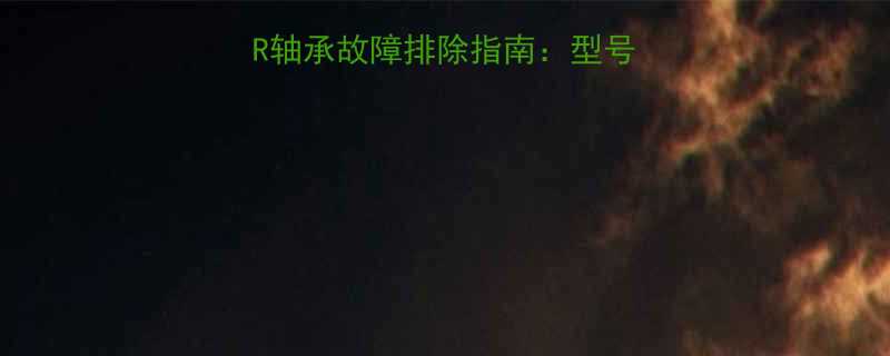 FAG6204RSR轴承故障排除指南：型号、安装技巧与维护建议