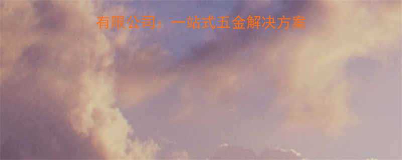 专业五金加工友兴五金有限公司一站式五金解决方案供应商专注品质与创新