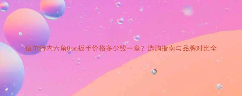 伍尔特内六角8cm扳手价格多少钱一盒？选购指南与品牌对比全