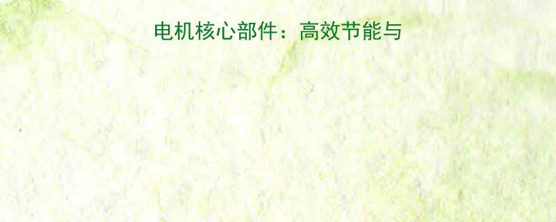 宁波电动工具无刷电机核心部件高效节能与产业升级的双重引擎