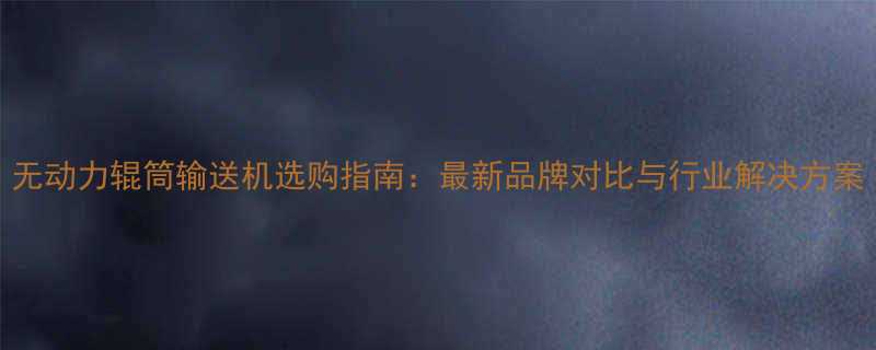 无动力辊筒输送机选购指南：最新品牌对比与行业解决方案