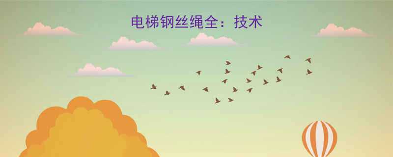 无脚手架安装电梯钢丝绳全：技术流程与安全要点