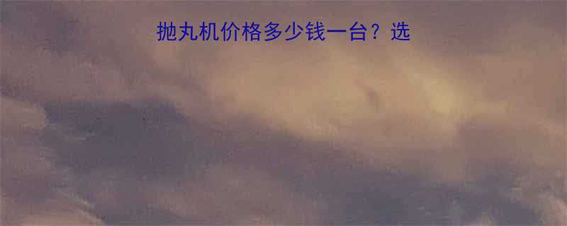 最新报价钢板专用抛丸机价格多少钱一台选购指南与市场趋势全