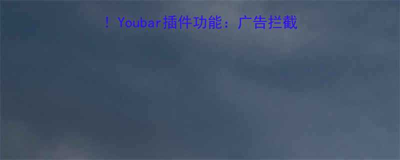 浏览器必备工具Top10Youbar插件功能广告拦截隐私保护网页加速全攻略