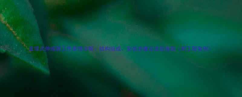 直埋式伸缩器工作原理详解结构组成安装步骤及选型指南附工程案例