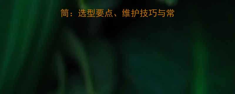 网带式输送机传动滚筒：选型要点、维护技巧与常见故障处理（最新版）