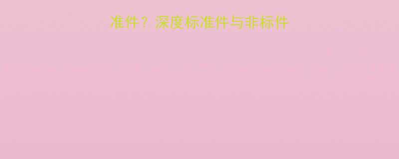 表芯装置是否属于标准件深度标准件与非标件差异及行业应用指南