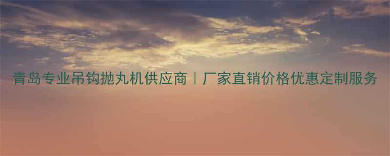 青岛专业吊钩抛丸机供应商厂家直销价格优惠定制服务